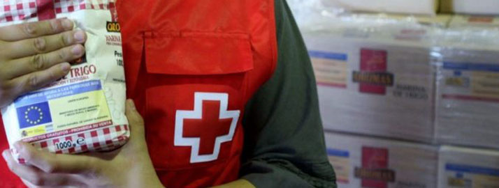 Cruz Roja distribuye 16.7 millones de kilos de alimentos 