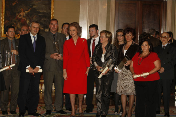 Foto de família dels guardonats