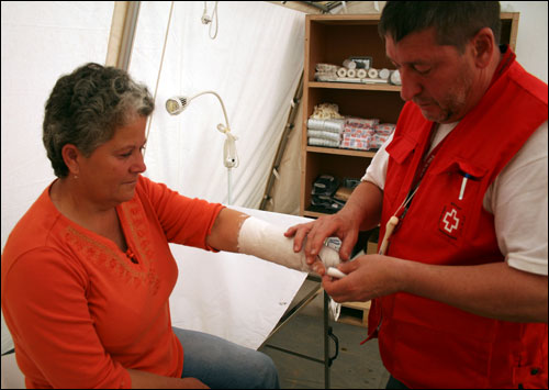 Cruz Roja Espaola ha enviado una Unidad de Respuesta en Emergencias de Salud.
