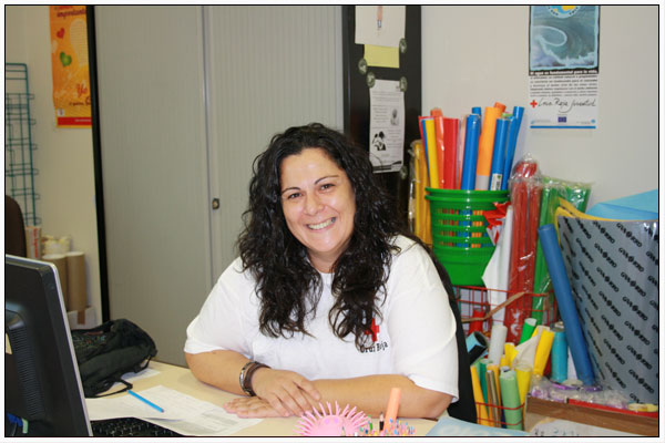 Paqui Fuentes, voluntaria de Cruz Roja Juventud desde el ao 2006