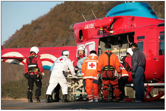Cruz Roja Japonesa lleva a cabo una amplia intervencin humanitaria