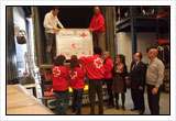 Salida de ayuda desde el Centro Logistico de Cruz Roja en la Comunidad Valenciana