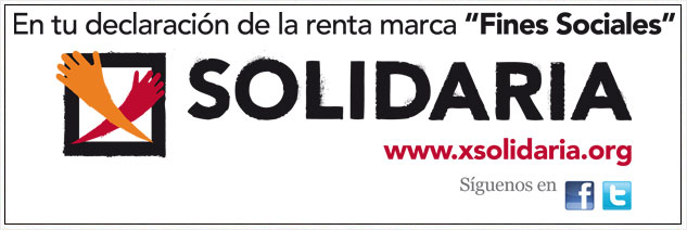 Imagen de la campaa "Marca la X Solidaria".