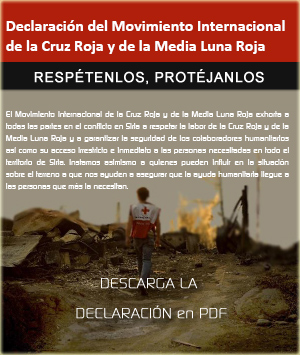 Declaración del Movimiento Internacional de la Cruz Roja y de la Media Luna Roja.