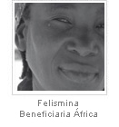 Felismina Lulu. Beneficiaria de Cruz Roja