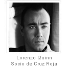 Lorenzo Quinn. Artista-escultor. Socio de Cruz Roja 