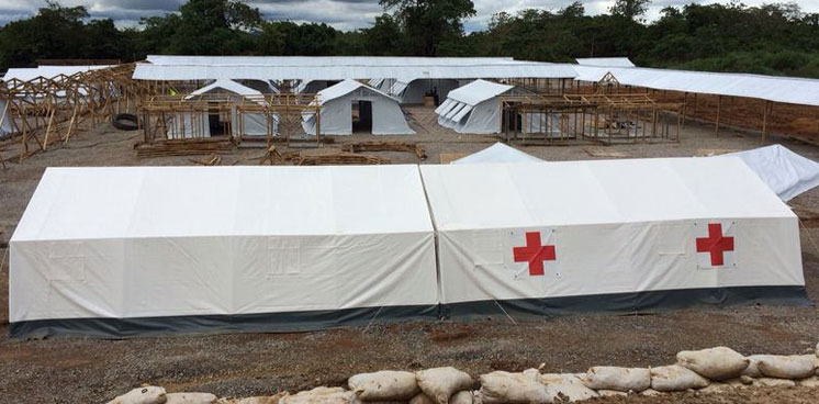 Centro de tratamiento de Ébola en Sierra Leona
