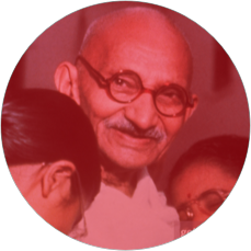 Ghandi retrato