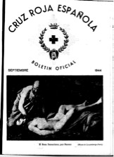 Portada de la revista Cruz Roja, 1944