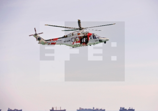 <strong><small>Valencia, 2016</small></strong><br>Un helicóptero en un simulacro de rescate. <strong><small>EFE</small></strong><br> 