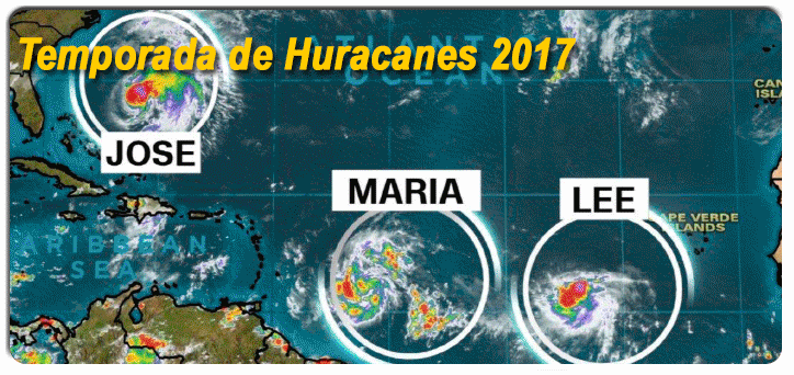 Temporada de huracanes 2017 Harvey Irma Jose María Lee