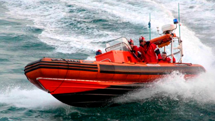 Lifeboat. Saturn marine rescue boat. Burela
