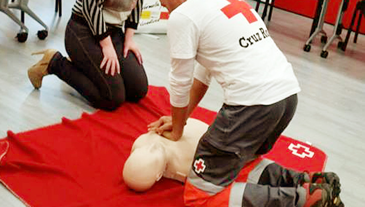 First aid course. Spanish Red Cross. Lugo - Galicia