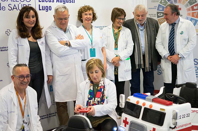 Los niños del hospital HULA de Lugo irán al quirófano en coche teledirigido. Cruz Roja Lugo