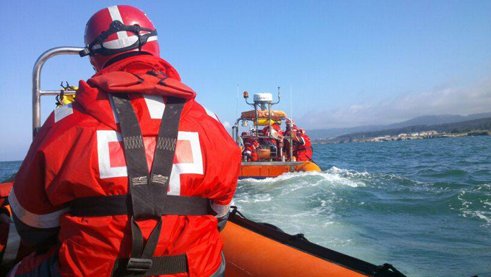 Salvataggio marittimo Croce Rossa Spagnola. Lugo