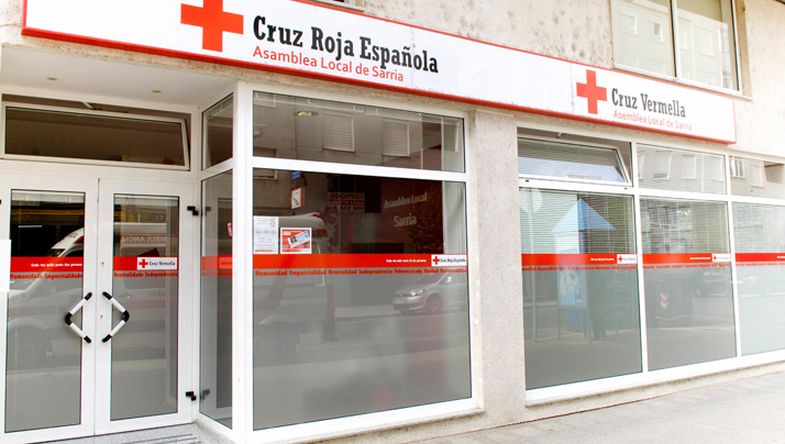 Red Cross building in Sarria