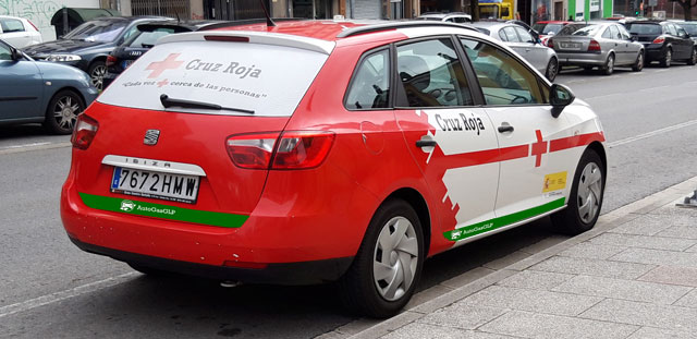 Vehículos con autogas. Cruz Roja Lugo