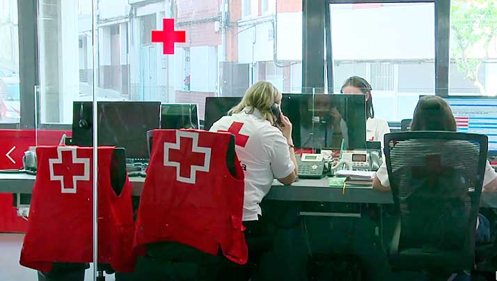 Spanish Red Cross. Location of lost people with cognitive impairment. Lugo