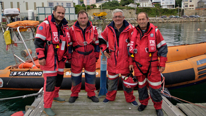 Lugo Red Cross. Maritime Rescue. Lifeboat Saturn. Burela