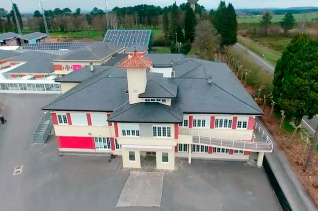 Instalaciones centro de daño cerebral. Castro Riberas de Lea. Cruz Roja Lugo