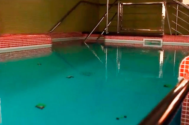 Rehabilitation with aquatic physiotherapy. Castro Riberas de Lea. Red Cross Lugo