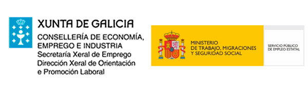 Cofinanciado pola Consellería de Economía, Emprego e Industria dá Xunta de Galicia e o Ministerio de Emprego e Seguridade Social