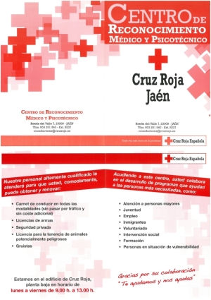 Provincial De Jaen Centro De Reconocimiento Medico Cruz Roja