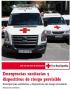 EMERGENCIAS SANITARIAS Y DISPOSITIVOS DE RIESGO PREVISIBLE